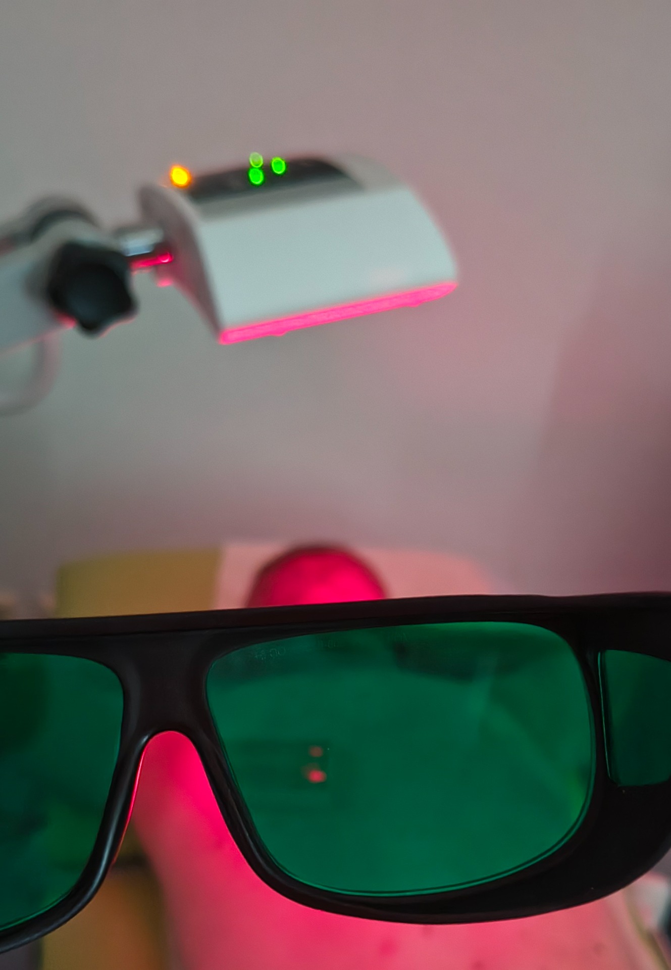 LLLT scanner, ochrana zraku, Neurologie Mištríková, publikováno se souhlasem pacienta